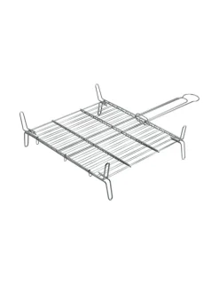 Gourmet Kitchen Barbecues Et Planchas | - Grille double 45x45cm edm