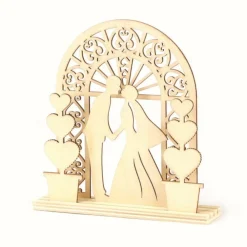 Graine Créative GRAINE CRÉATIVE - Arche de mariage en bois à monter 19 x 18 x 4 cm Clearance