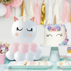 Graine Créative Fête Et Anniversaire | GRAINE CRÉATIVE - Ballon licorne centre de table 60 cm