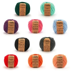 Graine Créative GRAINE CRÉATIVE - 10 bobines de fil en coton pour macramé