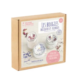 Graine Créative Modelage Et Mosaique | GRAINE CRÉATIVE - Coffret diy bougies fleuries