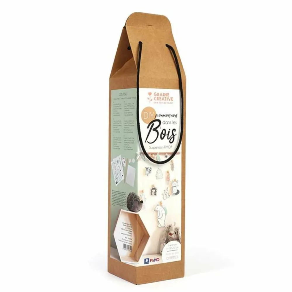 Graine Créative Modelage Et Mosaique | GRAINE CRÉATIVE - Coffret pâte polymère - suspensions forêt et animaux