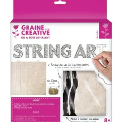 Graine Créative GRAINE CRÉATIVE - Coffret string art - tableau art filaire à faire soi-même 22 x 22 cm Clearance
