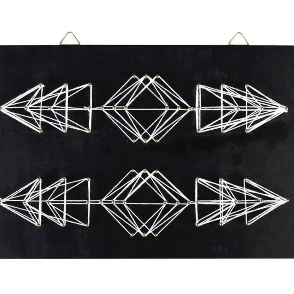 Graine Créative GRAINE CRÉATIVE - Coffret string art - tableau noir flèches déco art filaire 30 x 22 cm Best
