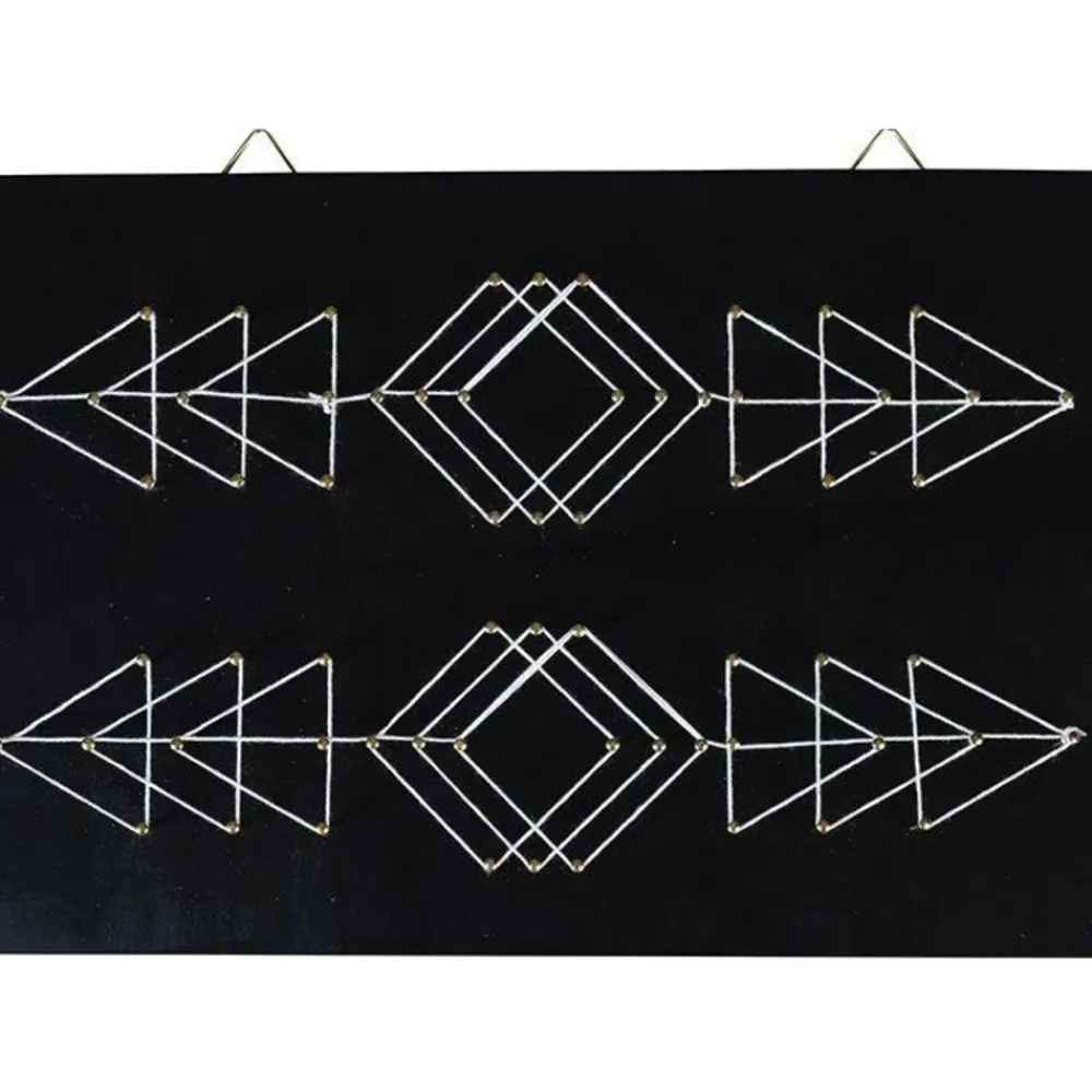 Graine Créative GRAINE CRÉATIVE - Coffret string art - tableau noir flèches déco art filaire 30 x 22 cm Best