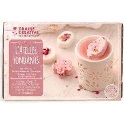 Graine Créative Modelage Et Mosaique | GRAINE CRÉATIVE - Kit DIY l'atelier fondants à bougies fleuries