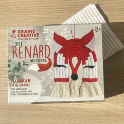 Graine Créative GRAINE CRÉATIVE - Kit faire son macramé avec suspension cercle en bambou - 70 x 26 cm Hot