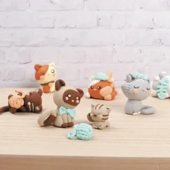 Graine Créative Modelage Et Mosaique | GRAINE CRÉATIVE - Malette de modelage pâte polymère - chatons kawaii