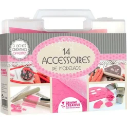Graine Créative GRAINE CRÉATIVE - Mallette 14 accessoires de modelage en pâte polymère Sale