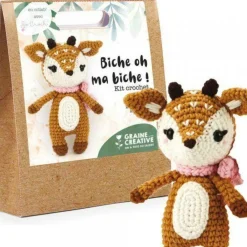Graine Créative GRAINE CRÉATIVE - Ma peluche en crochet amigurumi - ma petite biche