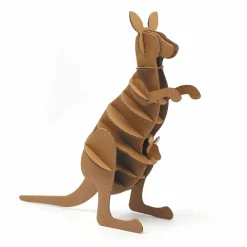 Graine Créative Enfants | GRAINE CRÉATIVE - Maquette kangourou 3d en carton à monter soi-même