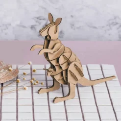 Graine Créative Enfants | GRAINE CRÉATIVE - Maquette kangourou 3d en carton à monter soi-même