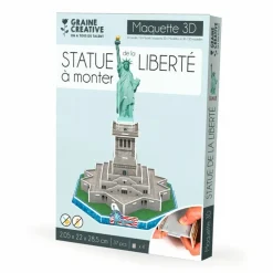Graine Créative Enfants | GRAINE CRÉATIVE - Maquette statue de la liberté à construire soi-même