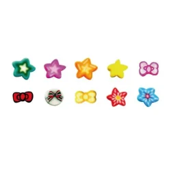 Graine Créative GRAINE CRÉATIVE - 10 mini canes pâte polymère à trancher 5 x 0,5 cm - n艙uds & étoiles Outlet