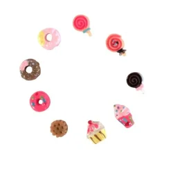 Graine Créative GRAINE CRÉATIVE - 18 mini décorations gourmandes pâte polymère - sucreries Sale