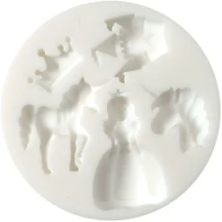Graine Créative GRAINE CRÉATIVE - Mini moule en silicone pour pâte polymère - licorne & princesse Clearance