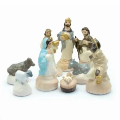 Graine Créative Modelage Et Mosaique | GRAINE CRÉATIVE - 18 moules en latex santons - crèche de noël