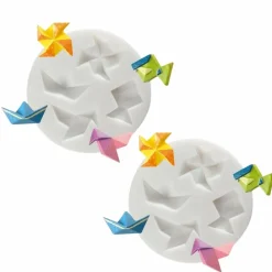 Graine Créative GRAINE CRÉATIVE - 2 moules en silicone origami pour pâte polymère Hot