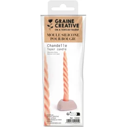 Graine Créative GRAINE CRÉATIVE - Moule silicone pour fabrication DIY de bougies en forme de chandelle Clearance