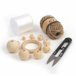 Graine Créative Bijoux Et Perles | GRAINE CRÉATIVE - 747 perles et anneaux en bois