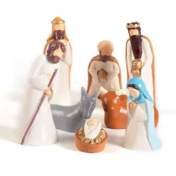 Graine Créative Modelage Et Mosaique | GRAINE CRÉATIVE - Petits moules à plâtre en latex - santons de la crèche