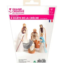 Graine Créative Modelage Et Mosaique | GRAINE CRÉATIVE - Petits moules à plâtre en latex - santons de la crèche