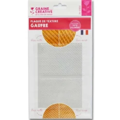 Graine Créative Modelage Et Mosaique | GRAINE CRÉATIVE - Plaque de texture pour pâte polymère - gaufre