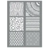 Graine Créative GRAINE CRÉATIVE - Pochoir pour pâte polymère 11,4 x 15,3 cm - ethnique Clearance