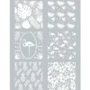Graine Créative Modelage Et Mosaique | GRAINE CRÉATIVE - Pochoir pâte polymère tropical 11,4 x 15,3 cm