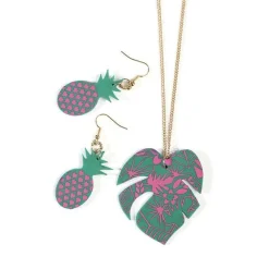 Graine Créative Modelage Et Mosaique | GRAINE CRÉATIVE - Pochoir pâte polymère tropical 11,4 x 15,3 cm