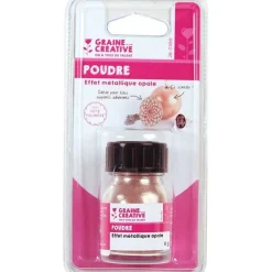 Graine Créative GRAINE CRÉATIVE - Poudre effet métallique pour pâte polymère - saumon