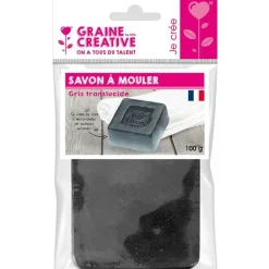 Graine Créative Entretien De La Maison | GRAINE CRÉATIVE - Savon à mouler 100 g - translucide gris