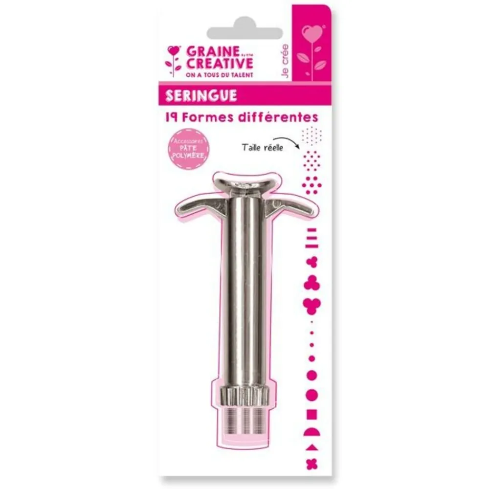 Graine Créative GRAINE CRÉATIVE - Seringue à piston pour pâte polymère Hot