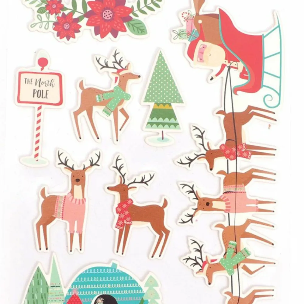 Graine Créative GRAINE CRÉATIVE - 8 stickers thème noël Outlet