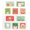 Graine Créative GRAINE CRÉATIVE - 10 stickers timbres de noël effet 3d glitter