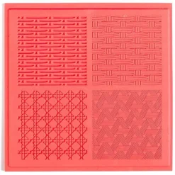 Graine Créative Modelage Et Mosaique | GRAINE CRÉATIVE - Tapis de texture pour pâte polymère - vannerie