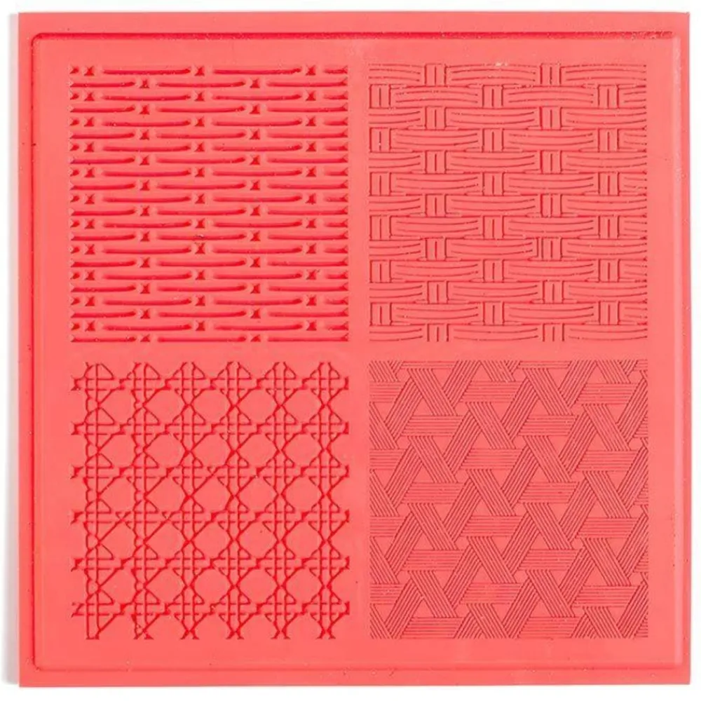 Graine Créative Modelage Et Mosaique | GRAINE CRÉATIVE - Tapis de texture pour pâte polymère - vannerie