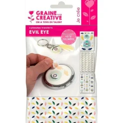 Graine Créative Modelage Et Mosaique | GRAINE CRÉATIVE - 3 transferts pour pâte polymère - 艙il de la providence