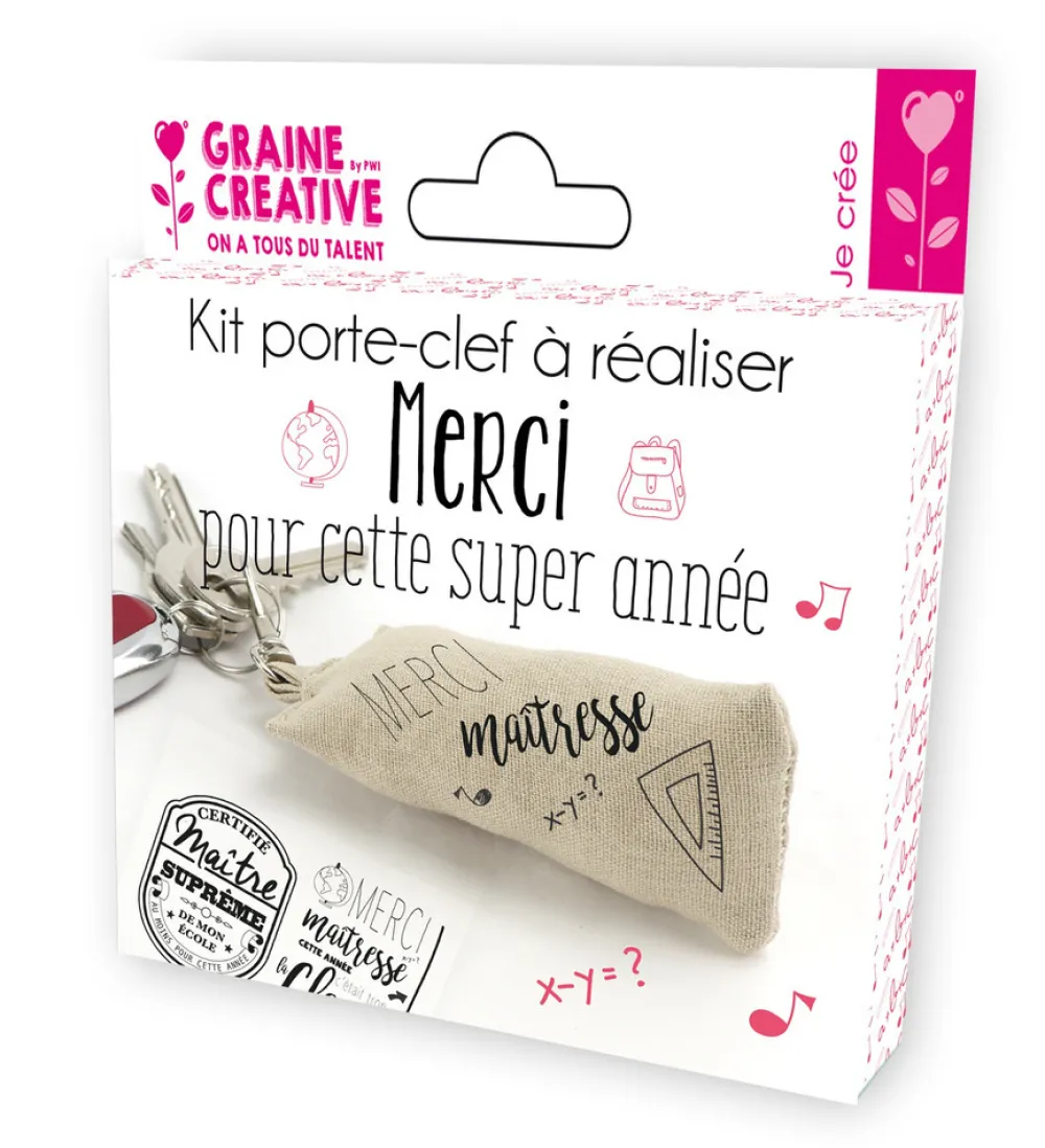 Graine Creative - Kit porte clés maitre /maitresse Clearance