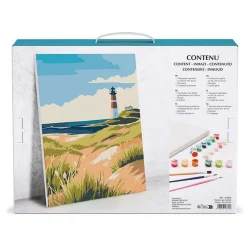 Graine Creative - Peinture au numero 30x40 cm - phare New