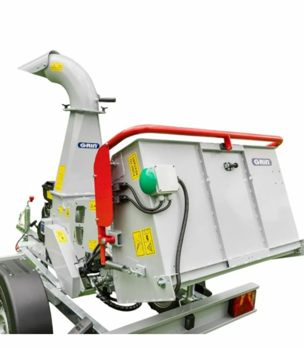 Grin Broyeurs, Nettoyeurs Et Souffleurs | - Broyeur de végétaux , 120mm, briggs stratton 627cc, attelage remorque - bioch120-road