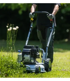 Grin Tondeuses | - Tondeuse à gazon autotractée 53 cm - 3 000 m², mulching moteur kawasaki 179 cm3, démarrage électrique, 2 vitesses av -