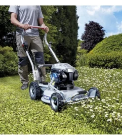 Grin Tondeuses | - Tondeuse à gazon sans fil 82v professionnelle, 1000m² d'autonomie, mulching - bm46-82v