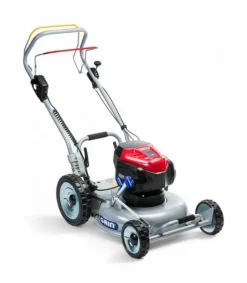 Grin Tondeuses | - Tondeuse électrique tractée sur batterie 82v, mulching professionnel, coupe 46cm - bm46a-82v