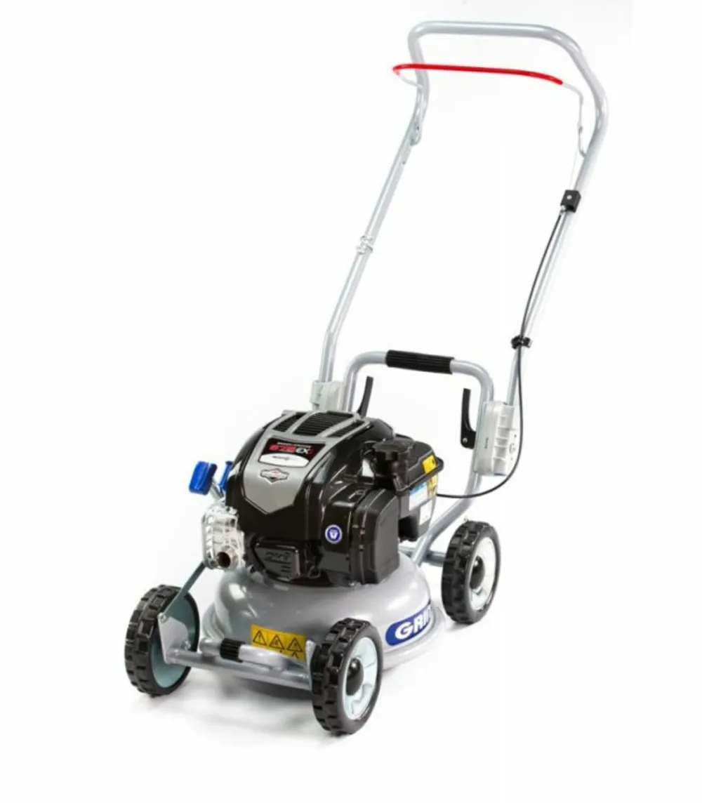 Grin - Tondeuse thermique 37 cm, mulching haute performance, moteur briggs stratton 163cm³ - hm37 Best