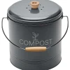 Guillouard - Composteur de cuisine en métal avec filtre et seau en platique 8 litres Discount