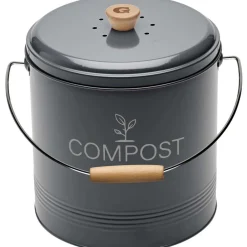 Guillouard - Composteur de cuisine en métal avec filtre et seau en platique 8 litres Discount