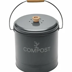 Guillouard - Composteur de cuisine en métal avec filtre et seau en platique 8 litres Discount