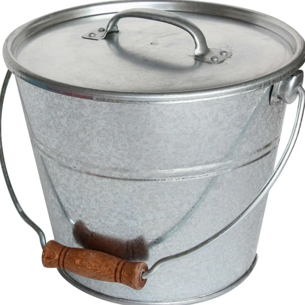 Guillouard - Seau à compost avec couvercle, acier galvanisé 5L Sale