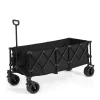 Gutent - Chariot extensible pliable 100kg, roues tout-terrain, 300l, noir Best